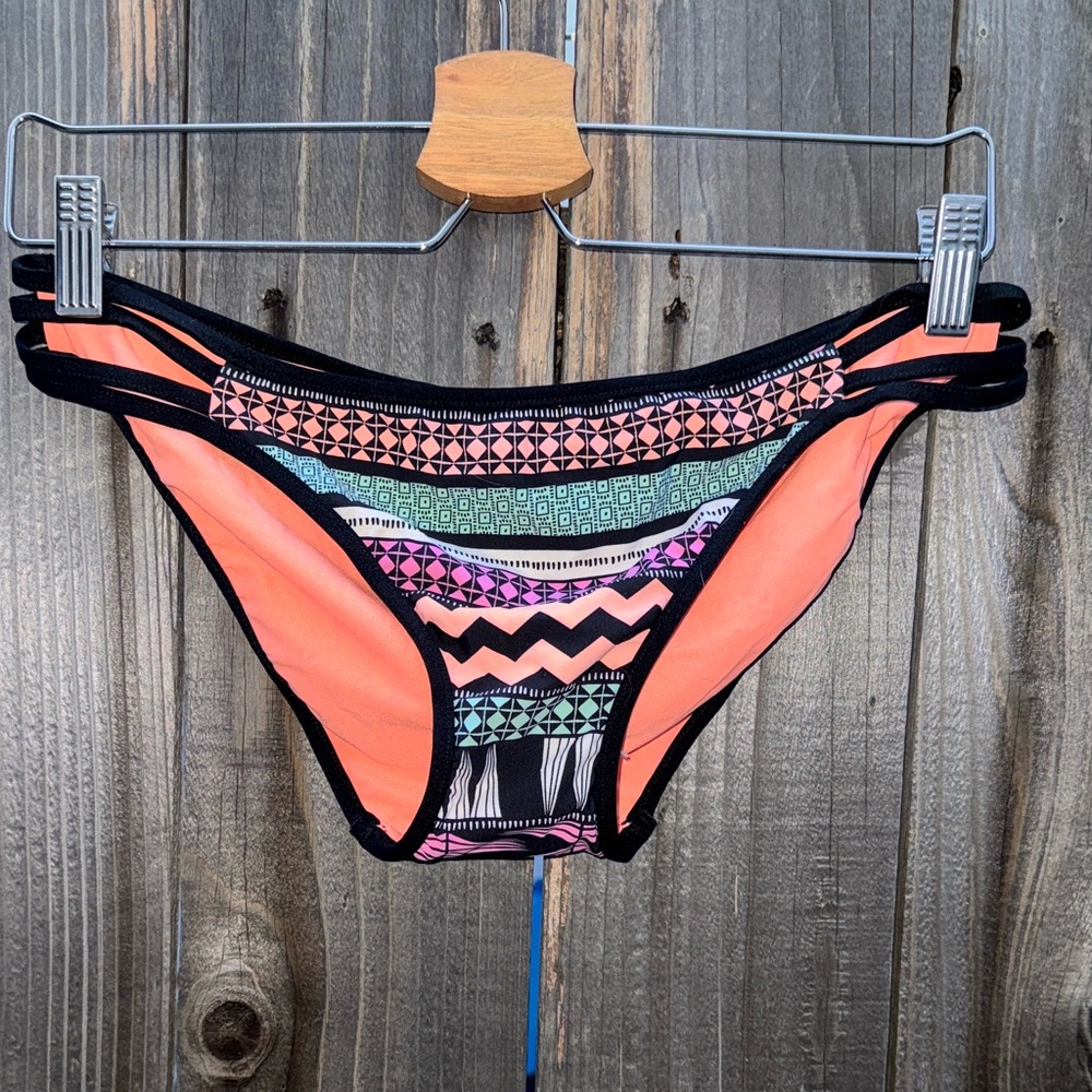 Seafolly Future Tribe Hipster Bikini Bottoms Size 12 - Picture 3 of 8